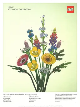 LEGO Botanical Collection Art Print – Wildflower Bouquet (5007799)