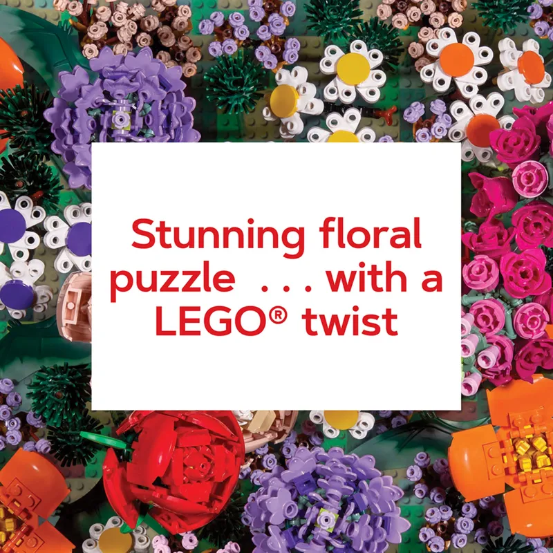 Brick Botanicals 1,000-Piece Puzzle by LEGO – product photo 2 of 5