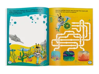 Build and Stick: Robots Book de LEGO – photo du produit 6 sur 7