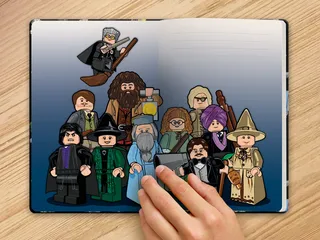 Harry Potter™ Notebook van LEGO – productfoto 4 van 6