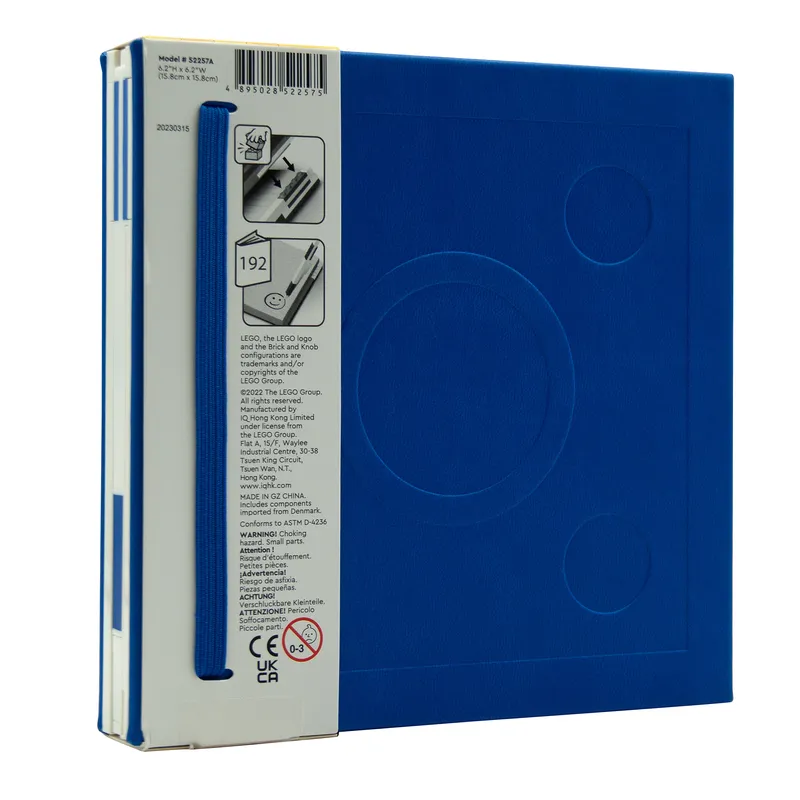 Notebook with Gel Pen – Blue von LEGO – Produktfoto 3 von 3