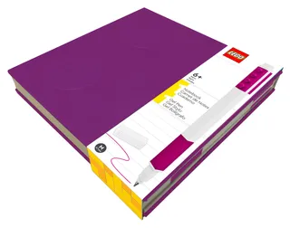 Notebook with Gel Pen – Violet by LEGO – product photo 2 of 3