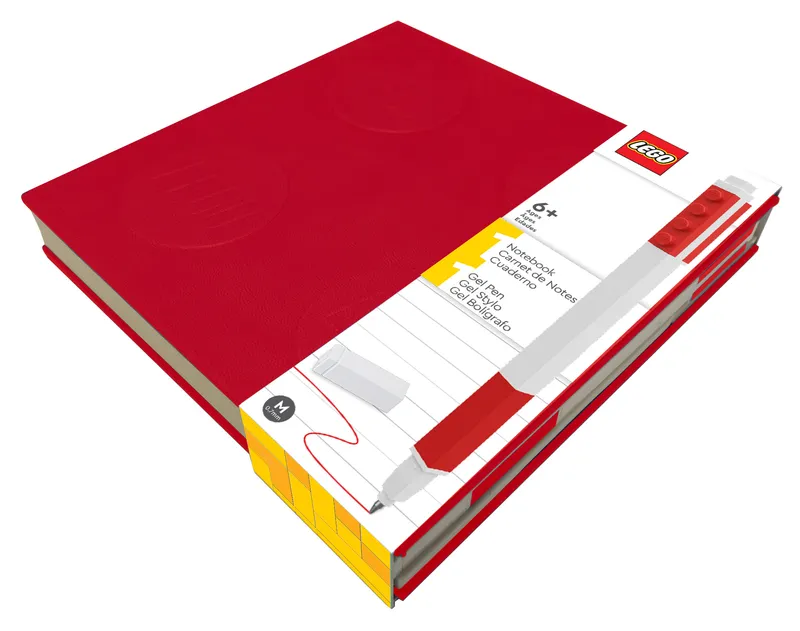 Notebook with Gel Pen – Red by LEGO – product photo 2 of 3