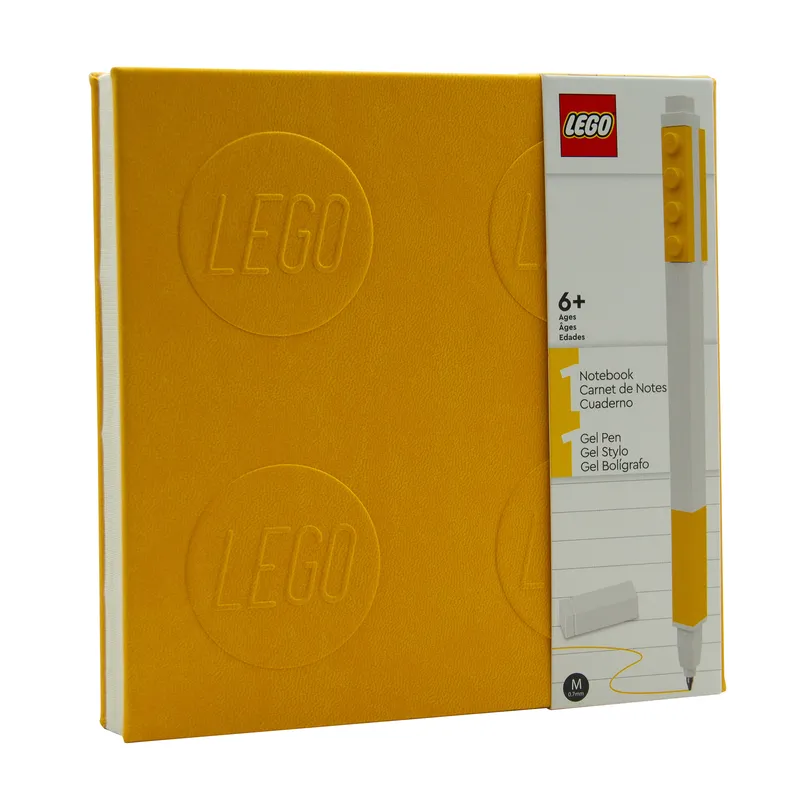 Notebook with Gel Pen – Yellow de LEGO – photo du produit 1 sur 3