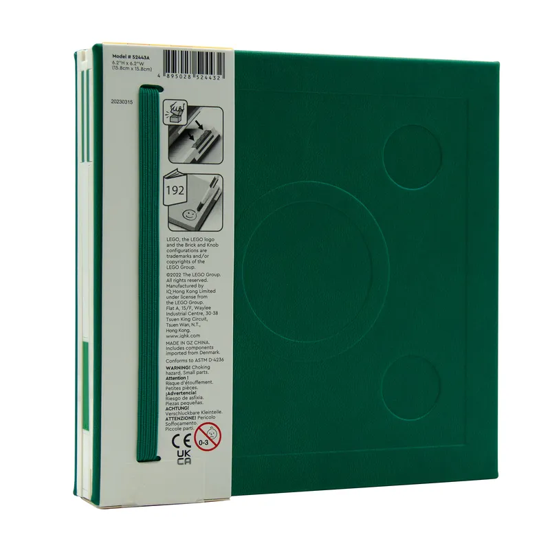 Notebook with Gel Pen – Green van LEGO – productfoto 3 van 3