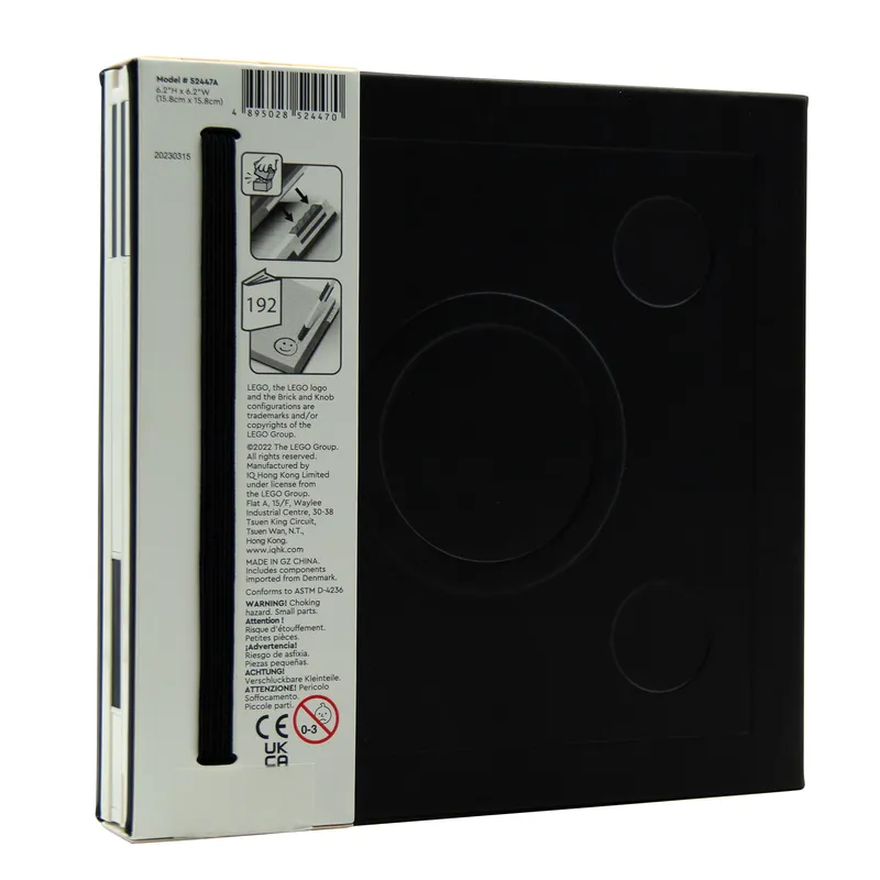 Notebook with Gel Pen – Black de LEGO – photo du produit 3 sur 3