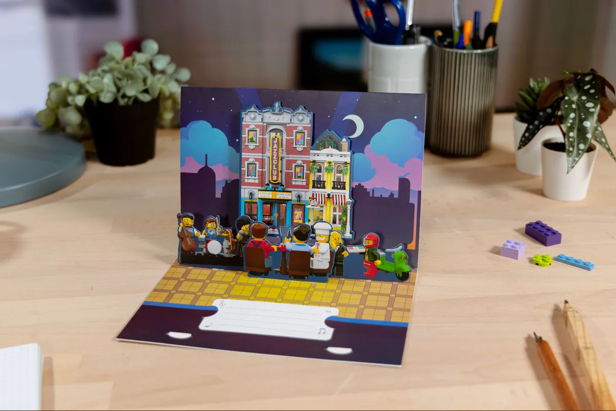 LEGO Modular Pop Up Postcards -Jazz Club, Nat (5008318) - Bild 3