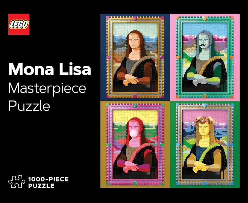 Masterpiece Puzzle: Mona Lisa 1000-Piece Puzzle von LEGO – Produktfoto 2 von 2