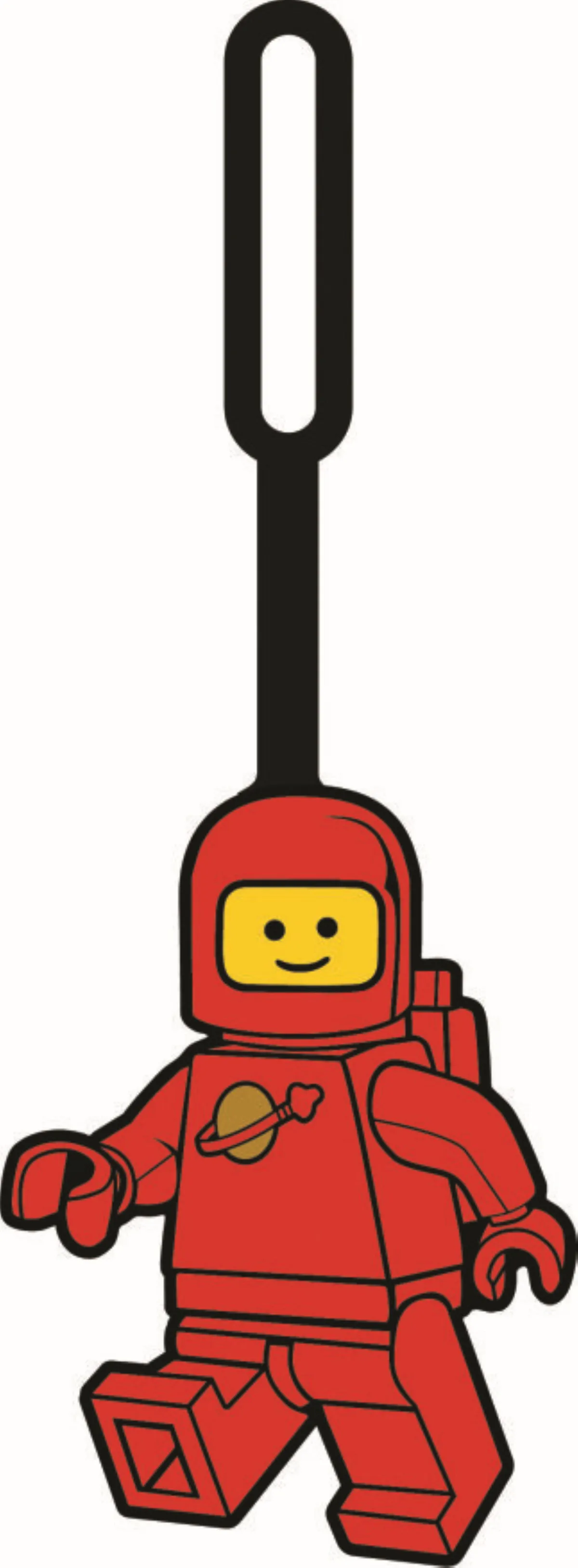 LEGO Bag Tag Spaceman Red (5008988)