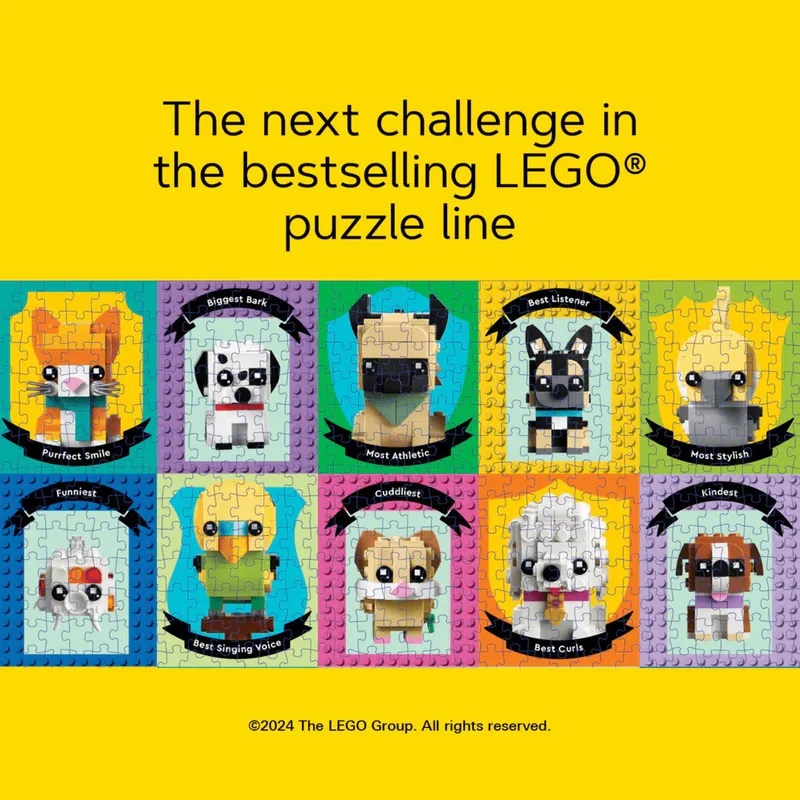 Pet Pals 1,000-Piece Puzzle by LEGO – product photo 3 of 4