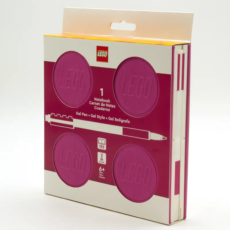 Locking Notebook with Gel Pen – Violet by LEGO – product photo 2 of 5