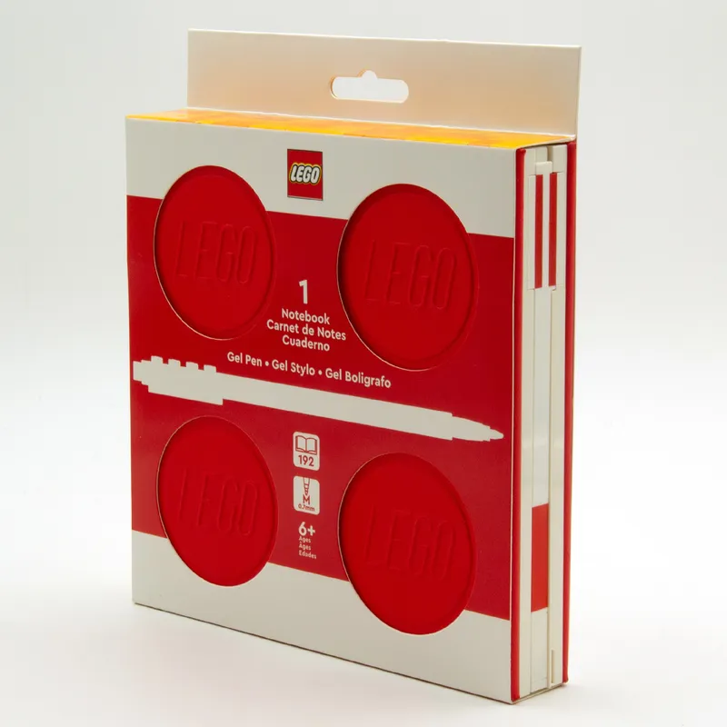 Locking Notebook with Gel Pen – Red von LEGO – Produktfoto 2 von 5
