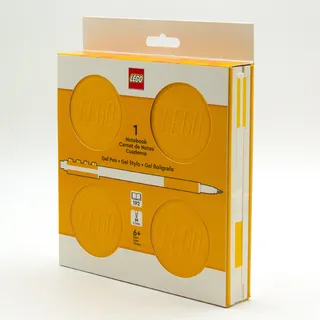 Locking Notebook with Gel Pen – Yellow von LEGO – Produktfoto 2 von 4