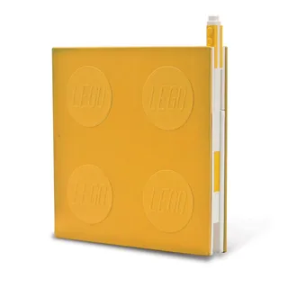 Locking Notebook with Gel Pen – Yellow von LEGO – Produktfoto 3 von 4