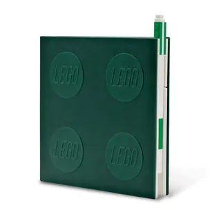 Locking Notebook with Gel Pen – Green van LEGO – productfoto 3 van 5