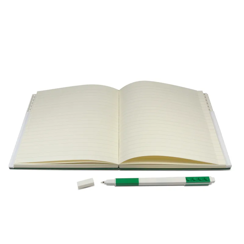 Locking Notebook with Gel Pen – Green van LEGO – productfoto 4 van 5