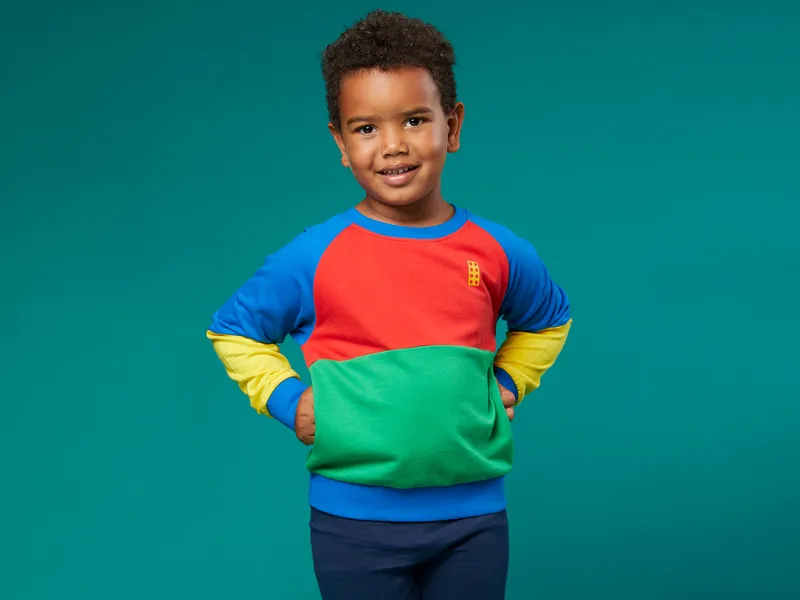 Kids' Color-Block Sweatshirt de LEGO – photo du produit 5 sur 7