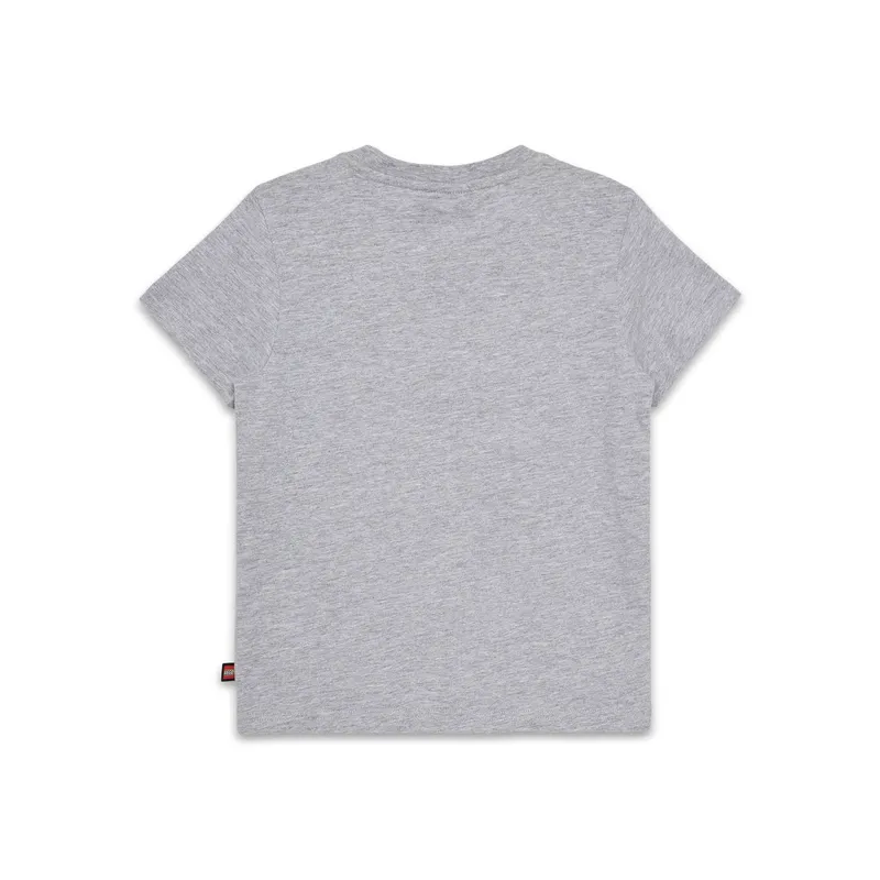Kids' Short Sleeve Logo T-Shirt – Gray Mélange de LEGO – photo du produit 4 sur 8
