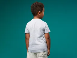 LEGO Kids' Short Sleeve Logo T-Shirt – Gray Mélange (5009092) - afbeelding 6