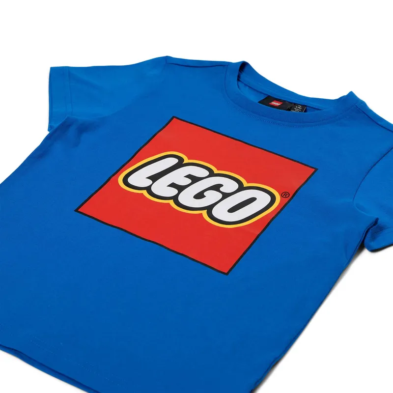 Kids' Short Sleeve Logo T-Shirt – Blue by LEGO – product photo 2 of 7
