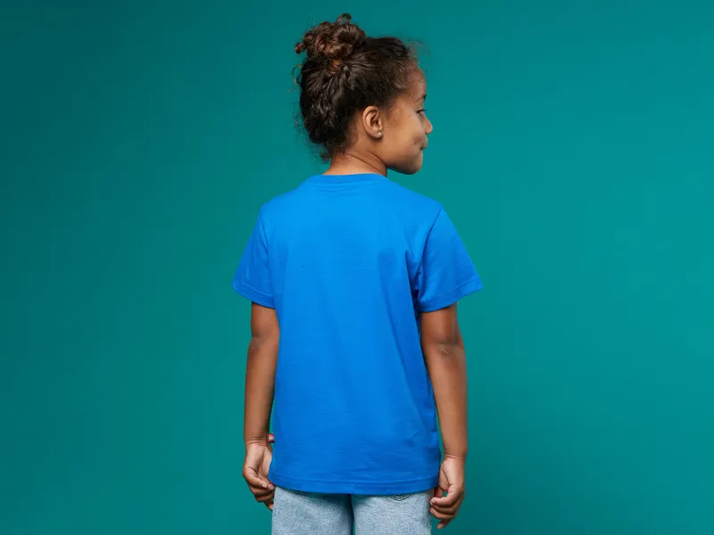 Kids' Short Sleeve Logo T-Shirt – Blue by LEGO – product photo 6 of 7