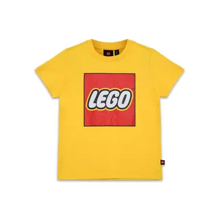Kids' Short Sleeve Logo T-Shirt – Yellow van LEGO – productfoto 1 van 8