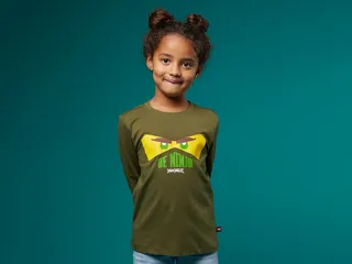 Kids Long-Sleeve T-Shirt – Dark Khaki de LEGO – photo du produit 5 sur 8
