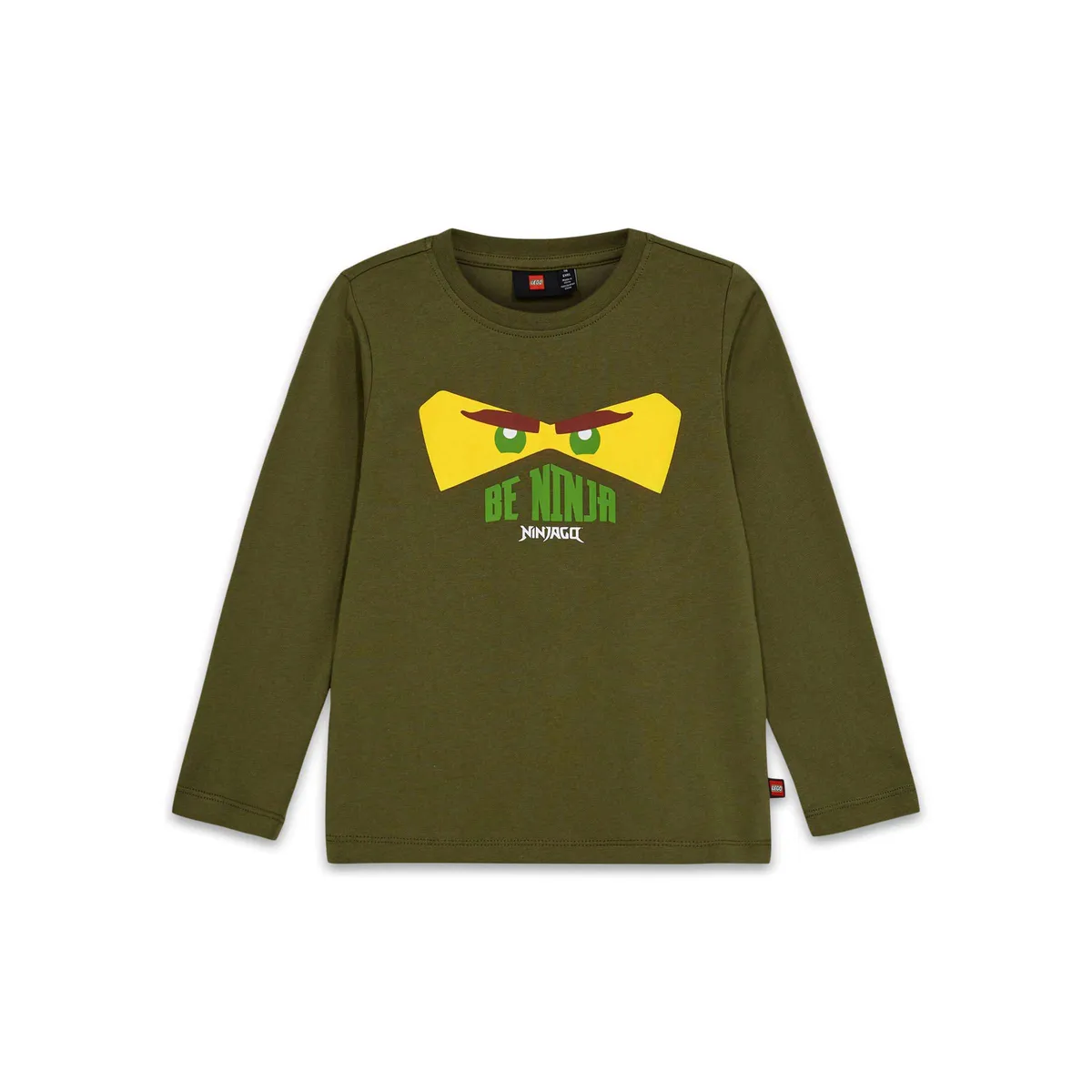 LEGO Kids Long-Sleeve T-Shirt – Dark Khaki (5009122)