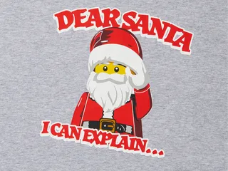 Kids' Long Sleeve Dear Santa T-Shirt von LEGO – Produktfoto 2 von 6