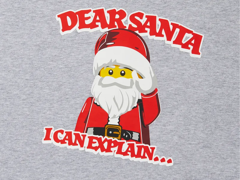 Kids' Long Sleeve Dear Santa T-Shirt von LEGO – Produktfoto 2 von 6