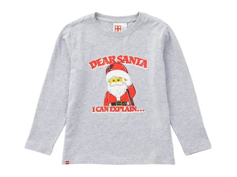 Kids' Long Sleeve Dear Santa T-Shirt von LEGO – Produktfoto 1 von 6