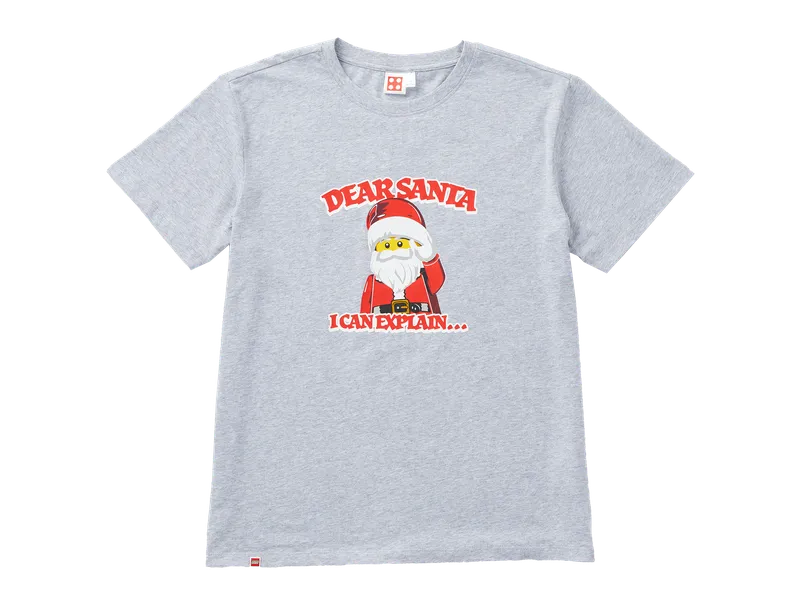 Adults' Short Sleeve Dear Santa T-Shirt by LEGO – product photo 1 of 5