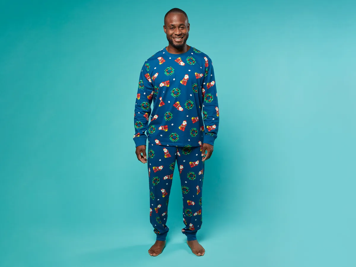 LEGO Adults Pajamas – Navy (5009155) - afbeelding 2