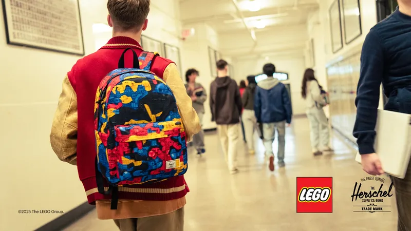 Herschel Classic™ XL Backpack – Abstract Bricks by LEGO – product photo 6 of 11