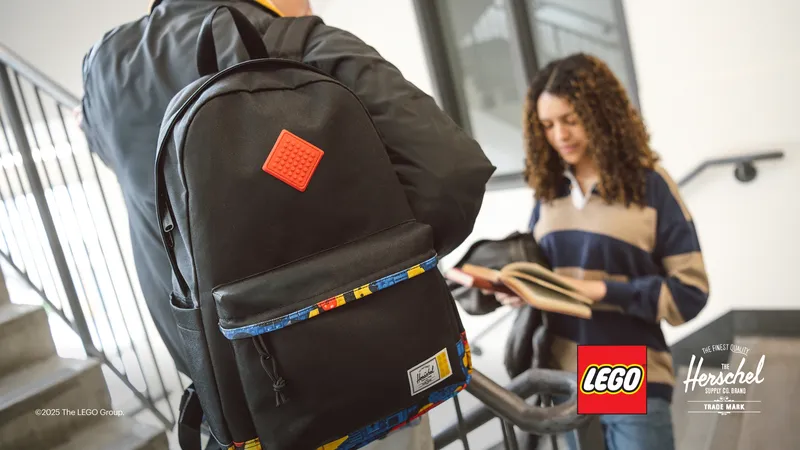 Herschel Heritage™ Backpack – Abstract Bricks by LEGO – product photo 6 of 10