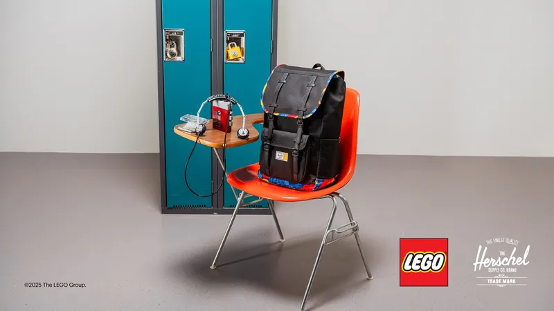 Herschel Little America™ Backpack – Abstract Bricks von LEGO – Produktfoto 6 von 6