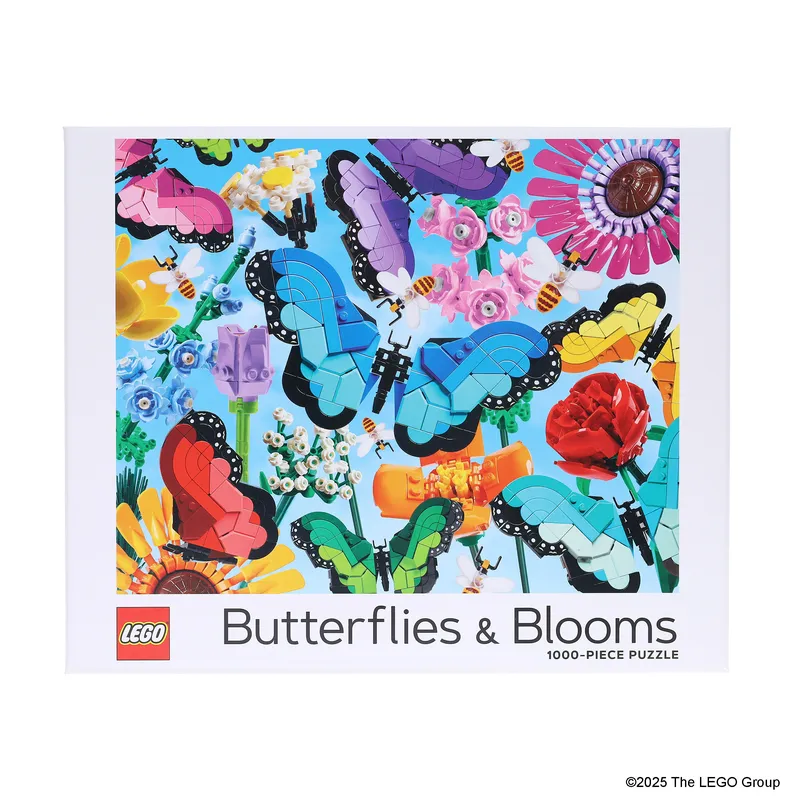 Butterflies & Blooms 1,000-Piece Puzzle van LEGO – productfoto 3 van 3