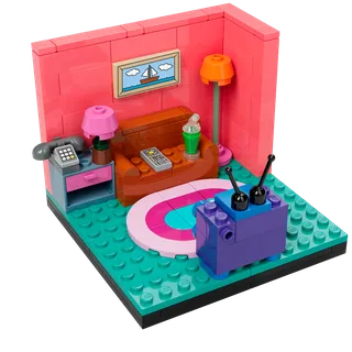 The Simpsons Living Room de LEGO – photo du produit 1 sur 3