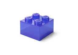 LEGO Purple Clear Brick-Shaped Storage Box (5009339) - afbeelding 2