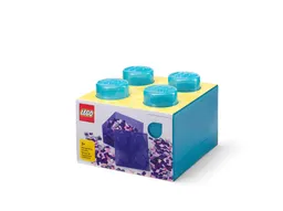 LEGO Light Blue Clear Brick-Shaped Storage Box (5009340) - afbeelding 1