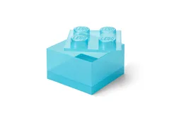 LEGO Light Blue Clear Brick-Shaped Storage Box (5009340)