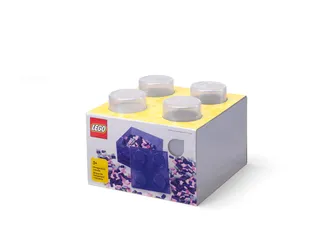 White Clear Brick-Shaped Storage Box by LEGO – product photo 2 of 4