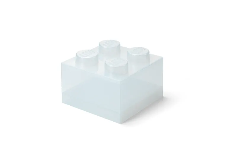 White Clear Brick-Shaped Storage Box by LEGO – product photo 3 of 4