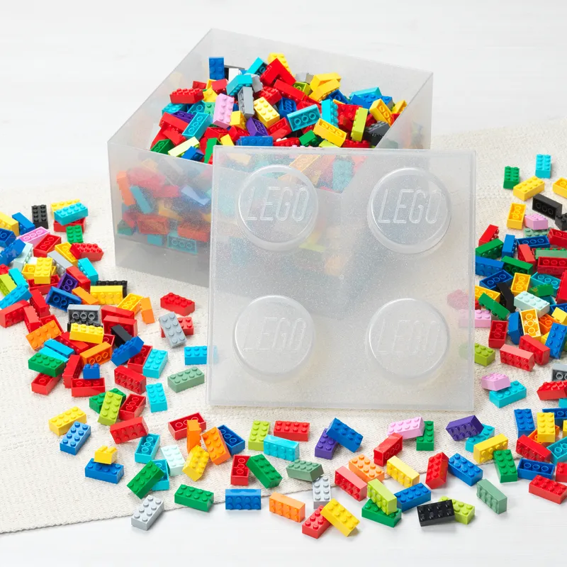 White Clear Brick-Shaped Storage Box by LEGO – product photo 4 of 4