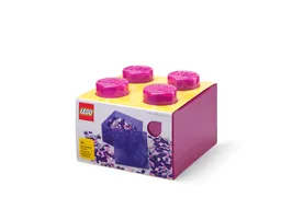 LEGO Pink Clear Brick-Shaped Storage Box (5009342) - afbeelding 1