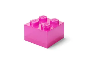 Pink Clear Brick-Shaped Storage Box by LEGO – product photo 3 of 4