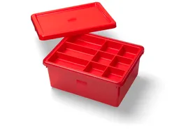 LEGO Red Compartment Storage Box (5009343) - afbeelding 1