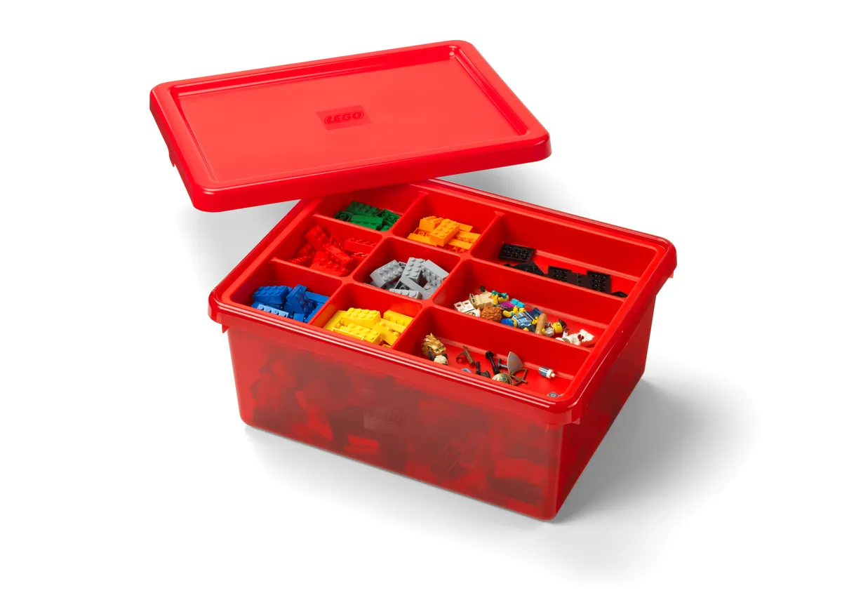 LEGO Red Compartment Storage Box (5009343)