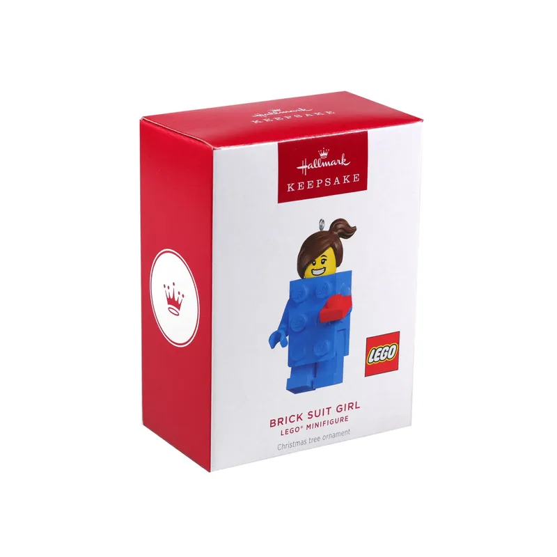 Brick Suit Girl Keepsake Ornament