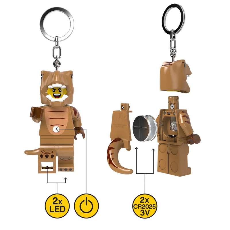 T. rex Costume Fan Key Light de LEGO – photo du produit 7 sur 10